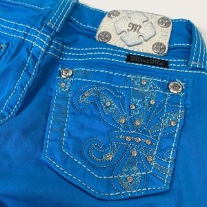 MissMe - Hawaiian Blue Capris